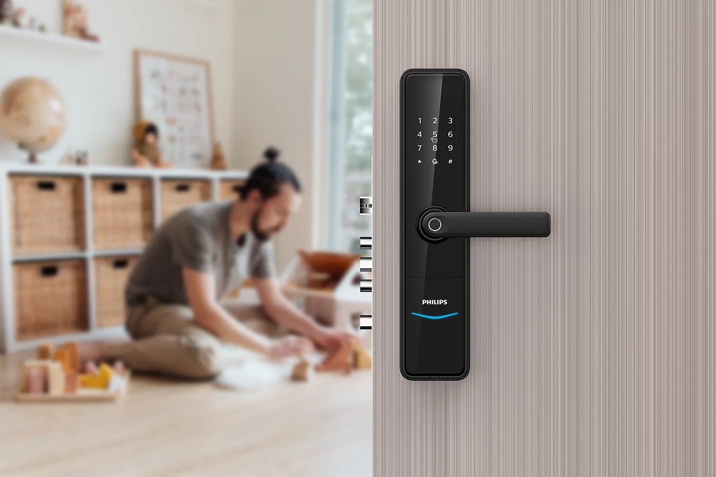 Khóa cửa vân tay Philips DDL603E